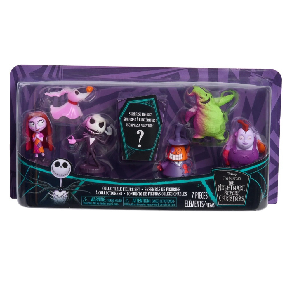 NEW Disney Nightmare Before Christmas Action Figures Playset One Size Purple